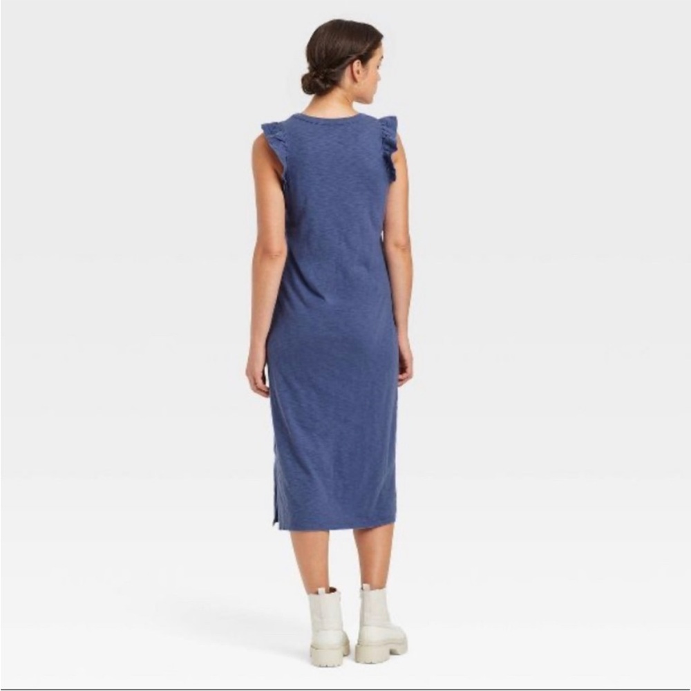 Target Universal Thread Size M Ruffle Tank Dress - Picture 7 of 8